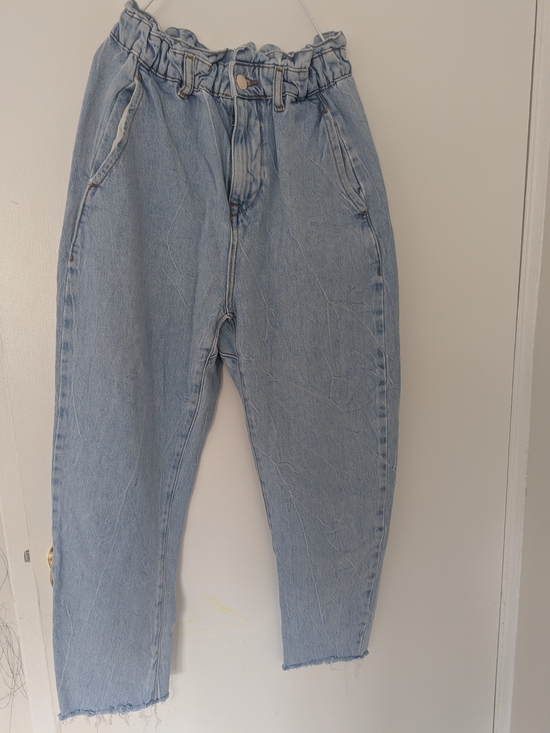 Zara Denim - Zara Light Blue Paperbag Waist